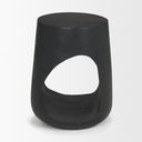 Cove Dark Brown Sculptural Open Side Table - Default Title