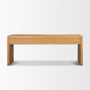 Belford 72 Light Brown Oak Wood Console Table - Default Title