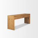 Belford 72 Light Brown Oak Wood Console Table - Default Title