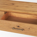 Belford 72 Light Brown Oak Wood Console Table - Default Title