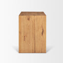 Belford 3-Drawer Light Brown Oak Wood Closed Nightstand - Default Title