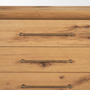 Belford 3-Drawer Light Brown Oak Wood Closed Nightstand - Default Title