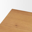 Casterly 6-Drawer Light Brown Oak Wood Dresser - Default Title