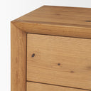 Casterly 6-Drawer Light Brown Oak Wood Dresser - Default Title