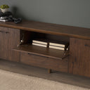 Belford 94 Dark Brown Oak Wood Media Console - Default Title