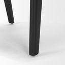Reid Framed Black Cane Black Fabric Dining Armchair - Default Title