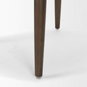 Abbie Curved Back Oatmeal Fabric Armless Dining Chair - Default Title