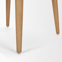 Abbie Curved Back Oatmeal Fabric Dining Side Chair - Default Title