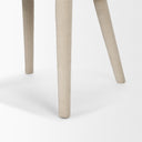 Nolan Slope Cream Chenille Dining Chair - Default Title