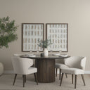 Terra Fluted Dining Table - 4 Niles Chairs - Default Title