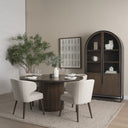 Terra Fluted Dining Table - 4 Niles Chairs - Sloan Cabinet - Default Title