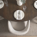 Terra Fluted Dining Table - 6 Niles Chairs - Terra Sideboard - Default Title