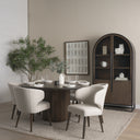 Terra Fluted Dining Table - 6 Niles Chairs - Sloan Cabinet - Default Title