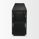 Bela Large Matte Black Arched Console Table - Default Title