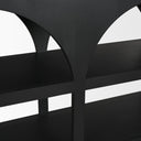 Bela Small Matte Black Arched Console Table - Default Title