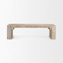 McArthur 64 Whitewash Reclaimed Wood Bench - Default Title