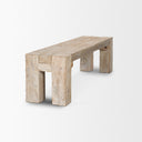 McArthur 64 Whitewash Reclaimed Wood Bench - Default Title