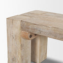 McArthur 64 Whitewash Reclaimed Wood Bench - Default Title