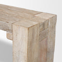 McArthur 64 Whitewash Reclaimed Wood Bench - Default Title