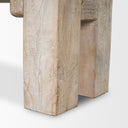 McArthur 64 Whitewash Reclaimed Wood Bench - Default Title