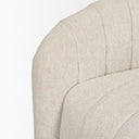 Fonda Cream Fabric w Natural Jute Swivel Accent Chair - Default Title