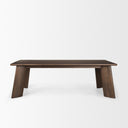 Jonan Solid Dark Brown Mango Wood Rectangular Dining Table - Default Title