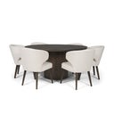 Terra Fluted Dining Table - 6 Niles Chairs - Default Title