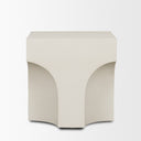 Bunda Square Sculptural Stone Finish Accent Table - Default Title