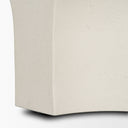 Bunda Square Sculptural Stone Finish Accent Table - Default Title