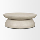 Mesa 48 Round Stone Finish Coffee Table - Default Title