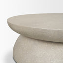 Mesa 48 Round Stone Finish Coffee Table - Default Title