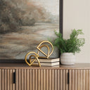 Locke Small Matte Gold Metal Decorative Object - Default Title