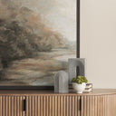 Kacia Resin Textured Concrete Gray Decorative Object - Default Title