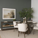 Jovani 60 Solid Dark Brown Mango Wood Round Dining Table - Default Title