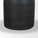 Atlas 60 Black Wood Stacked Pedestal Base Round Dining Table - Default Title