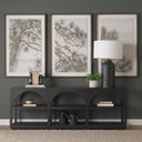 Deacon Small Matte Black Metal Canister with Sculptural Handles - Default Title