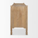 Phil Light Brown Wood 2 Door 3 Drawer Closed Sideboard - Default Title