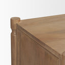 Phil Light Brown Wood 2 Door 3 Drawer Closed Sideboard - Default Title