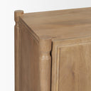 Phil Light Brown Wood 2 Door 3 Drawer Closed Sideboard - Default Title