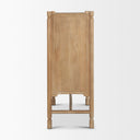Phil Light Brown Wood 2 Door Bar Cabinet - Default Title