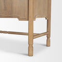 Phil Light Brown Wood 2 Door Bar Cabinet - Default Title