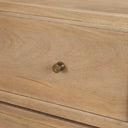 Calder Light Brown Wood 2 Drawer Accent Cabinet - Default Title