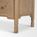 Calder Light Brown Wood 2 Drawer Accent Cabinet - Default Title