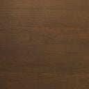 Oxbury 94 Dark Brown Solid Wood Carved Woven Base Rectangular Dining Table - Default Title