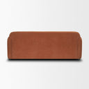 Saga Stonewashed Rust Chenille Fabric 3 Seater Sofa - Default Title