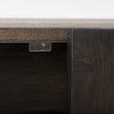 Darwin Dark Brown Wood 2 Door Accent Cabinet - Default Title