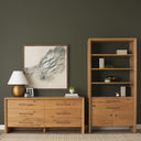 Casterly 6-Drawer Light Brown Oak Wood Dresser - Default Title