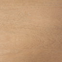 Oxbury 94 Light Brown Solid Wood Carved Woven Base Rectangular Dining Table - Default Title