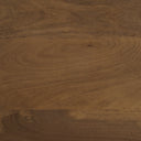 Oxbury 48 Dark Brown Wood w Carved Woven Base Square Coffee Table - Default Title