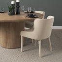 Westrum Slope Cream Chenille Dining Chair - Default Title